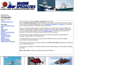 Desktop Screenshot of marinespecialties.com