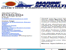 Tablet Screenshot of marinespecialties.com